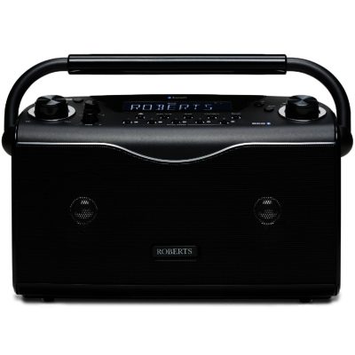 Roberts Eco4 BT Black - Compact Portable DAB/DAB+ FM Radio with Bluetooth with upto 150 Hours Battery Life Roberts Eco4 BT Black - Compact Portable DAB/DAB+ FM Radio with Bluetooth with upto 150 Hours Battery Life